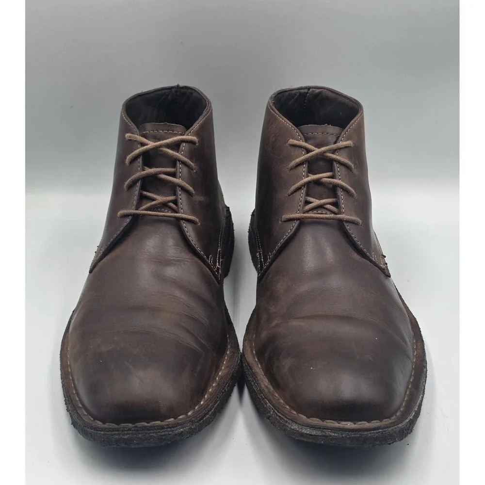 Johnston & Murphy Copeland Chukka Boots Men's 13M Leather Brown 25-0142